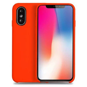 Wholesale Colorful Mobile Accessories Back Cover Case for Iphone Silicone Case for Iphone X 7 8 9 XS MAX