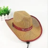 Wholesale Cowboy Hat Uv Resistant Wide Brim Versatile Bucket Straw Hats