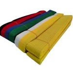 Wholesale Custom Color Martial Arts Belts Taekwondo Black Belt taekwondo belt
