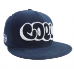 Wholesale Custom Flex Fit Hats Cotton Twill 6 Panel Satin inner Baseball Hat 3D puff embroidery Elastic fitted Baseball Cap