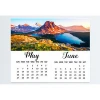 Wholesale Custom Triangle Desk Calendar Print,Chinese Spiral Desk Calendar