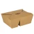Import Wholesale customized disposable food grade kraft paper lunch box packaging from China