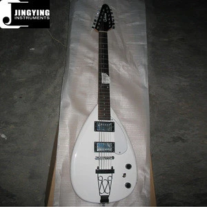 Wholesale Factory Direct Sale Professional Best Selling White Color Teardrop Type 12 Strings Electric Guitars