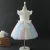 Wholesale fashion design small flower 3 years old baby dress girls unicorn dress