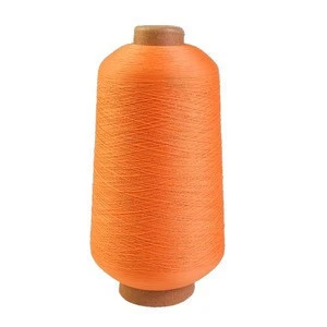 Wholesale fluorescent high quality cone dyed blended yarn for socks knitting machine