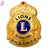 Import wholesale   high  quality  lion  club  soft enamel brooch pin custom pin metal badge from China