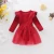Import Wholesale Infant Boutique Clothing Newborn Baby Dresses Girls Baby Ribbed Ruffled Dresses Baby Ribbed Romper Dress from China