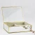 Import Wholesale jewelry box luxury  necklace sunglasses earrings glass metal rose gold jewelry storage box from China