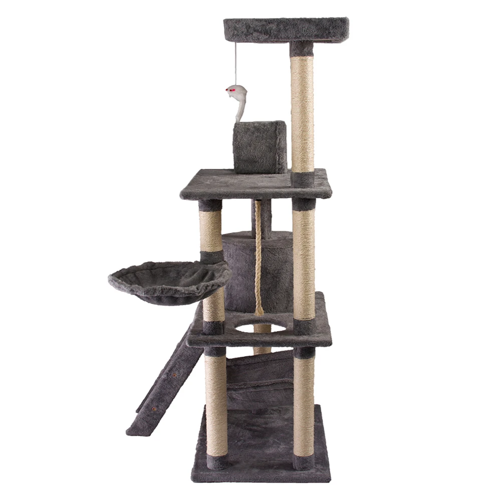 Wholesale Manufacturer Customized Big Pet Cat Sisal Scratching Tree House Eco-friendly Cat Tree