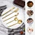 Import Wholesale Matt Finished Gold Plated Cutipol Stainless Steel Cutlery Flatware Set from China