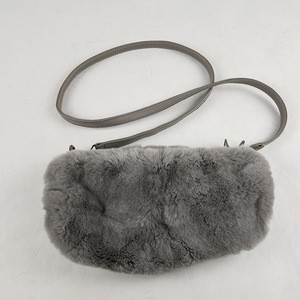 wholesale multi function warm rabbit fur hand muff