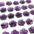 Import Wholesale Natural Loose Gemstones Five Petals Amethyst Purple Flower Carved Drilled for Jewelry making from China