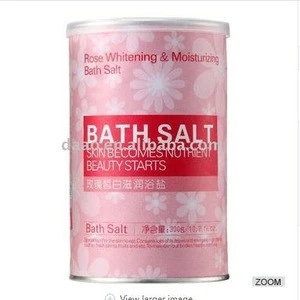 Wholesale Natural Rose Whitening & Moisturizing Bath Salt