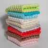 wholesale plush blue warp knitted brush velboa minky fabric fit for home textile