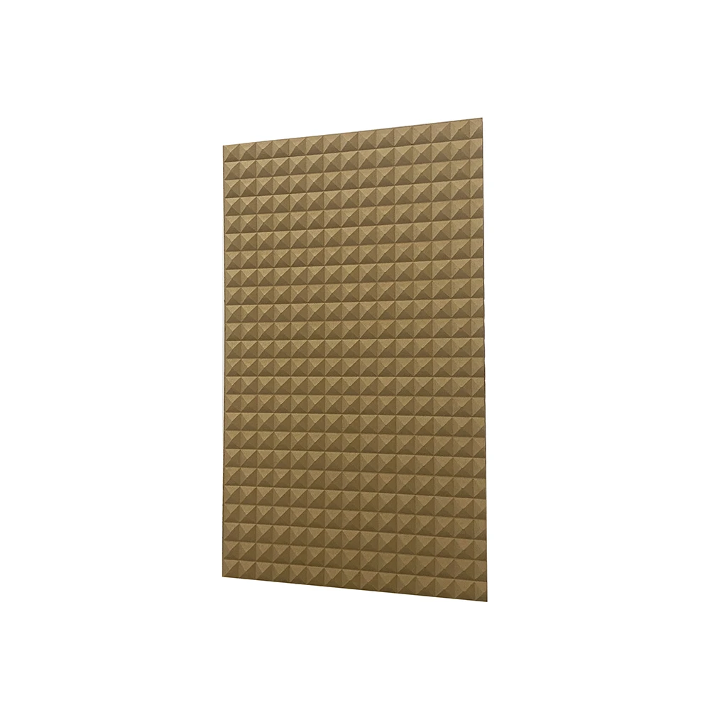 Wholesale Price Mdf Art Decorative Modern Square Convex Pointed 3D Wall Panel