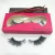 Import Wholesale Private Label 100% Real Silk Fiber 3D Faux Mink False Eye Lashes from China
