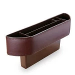 Wholesale PU Leather Car Seat Storage Box Phone Cards Gap Filler Organizers