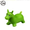 Wholesale PVC Jumping Animal Toy/Hot Sale Kids Jumping Horse/Plastic Kids Spring Rocking Horse