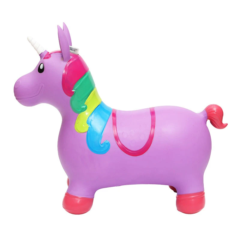 Wholesale PVC Kids inflatable toy animal kid Jumping Horse