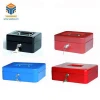 Wholesale quality custom colorful money cash box, metal cash box