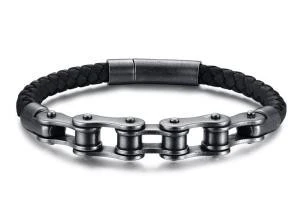 Wholesale stainless steel men bicycle chain bracelet