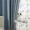 Wholesales full blackout curtain fabric 100% polyester material