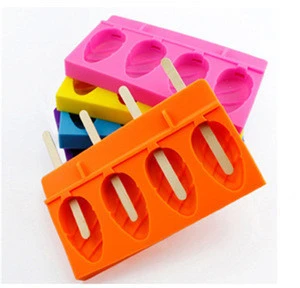 whosale Creative Silicone Pop Ice Cream Mold Ice Cube Trays Popsicle Maker DIY Tools