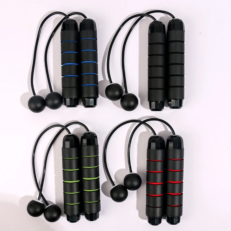 Wireless Cross Training bearing speed jump rope with overgrip on the plastic handle Skipping Rope