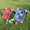 With 6 Cornhole Bean Bags Collapsible Portable Corn Hole Game Boards