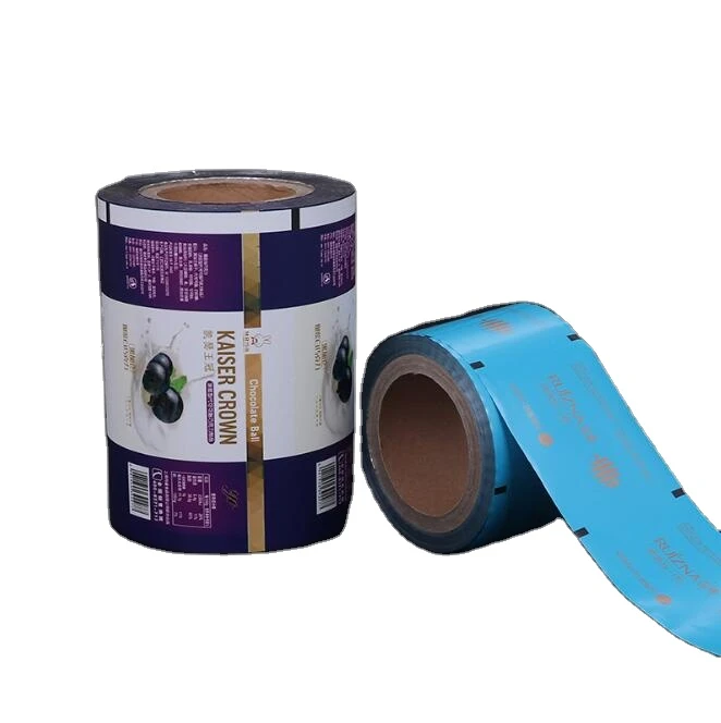 With wholesale price bopp cold lamination film roll foil pouch packaging automatic chocolate bar packaging
