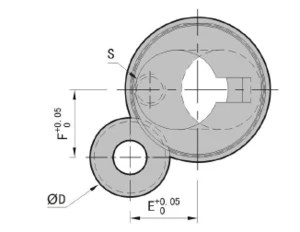 Wmould Top Quality GGR Round Angle Pin Housing in moulds