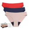 Women 4 Layers Leakproof Absorbent period Menstrual Period Panties Anti-microbial Seamless Menstrual Period Brief Underwear