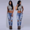 women hole sexy pencil new summer jeans pants trousers ladies fashion cotton jeans pent new style design Clothes