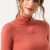 Import Womens Outdoor Long Sleeve 1/4 Zip Soft Compression Cropped Burnout T Shirt from China