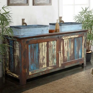 Wooden Cabinet for Washbashin - Antique wood furniture styles - Antique asian wood furniture