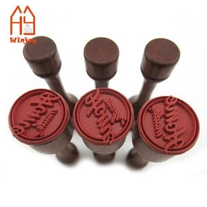Wooden Material Office Use Chess Toy Rubber Stamp