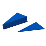 Wooden math educational toys montessori material mixed senses Box of Blue Triangles