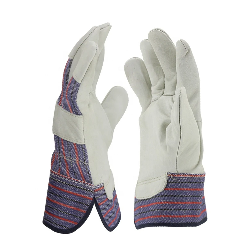 work gloves making machine cheap construction work drivers general industrial safety leather