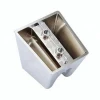 Xiamen Sanitary chrome double hole double angle toilet spray gun shower wall seat fixed shower seat shower accessories