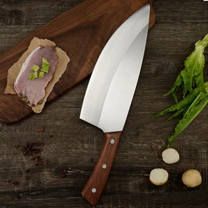 Xingye 9.5 Inch Stainless Steel Long Blade Ergonomic Handle Full Tang Kitchen Knife Meat Cutting Knife