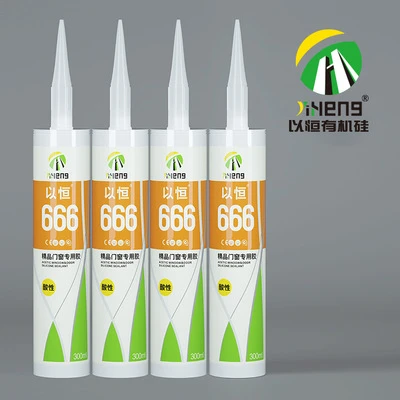 YIHENG 666 GP Wholesale Transparent Color Glass Acetoxy silicone sealant