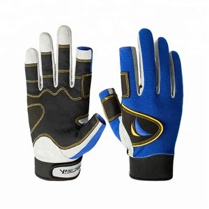YISJOY good quality durable sailing gloves 3 fingers customized rowing kayaking yachting boating gloves manufacturers