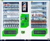 Yogurt/milk vending machine with elevator,drop sensor and cooling unit