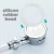 Import YUSON P1210 high turbo pressure shower head pp cotton filter with button on 3 functions with silicon massage head from China