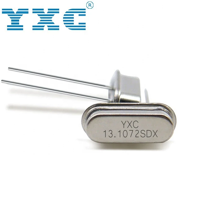 YXC 49 S 20pF 20ppm DIP Quartz Crystal Oscillator 13.1072MHz