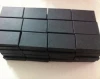 Z32BP Custom Black Craft boxes Cardboard Kraft Jewelry Box With Cotton Filled 3x2x1