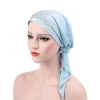 Zakiyyah W-9 Fashion most popular high quality muslim wholesale silk hat display scarf for women ladies