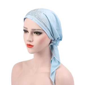 Zakiyyah W-9 Fashion most popular high quality muslim wholesale silk hat display scarf for women ladies