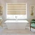 Zebra blinds insert type roller blinds upper and lower track accessories parts