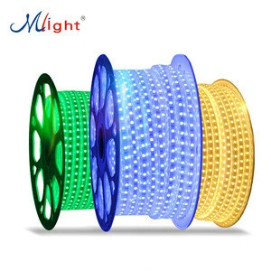 Zhongshan Manufacturer 100m per roll 220V 6W led tape light flexible 5050 led strip